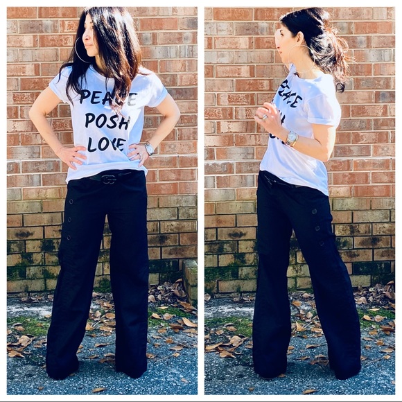 ✨LAST ONE✨PEACE POSH LOVE GRAPHIC T-SHIRT - Picture 3 of 8